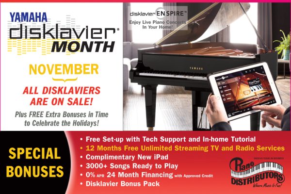 Yamaha Disklavier Month Sale
