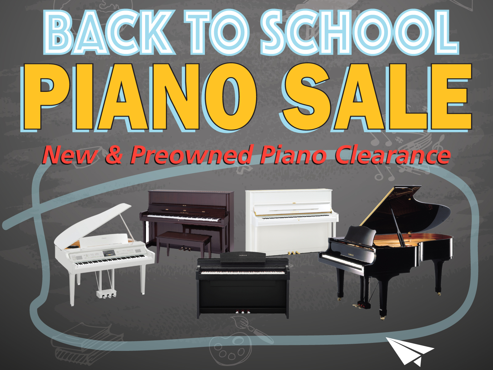 Back To School Piano Sale Slider